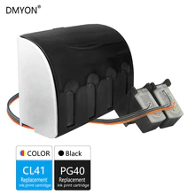 DMYON Compatible for Canon PG40 CL41 CISS Bulk Ink for IP1200 IP1600 IP1800 IP1900 MX300 MX310 MP145 MP150 MP160 MP170 Printer