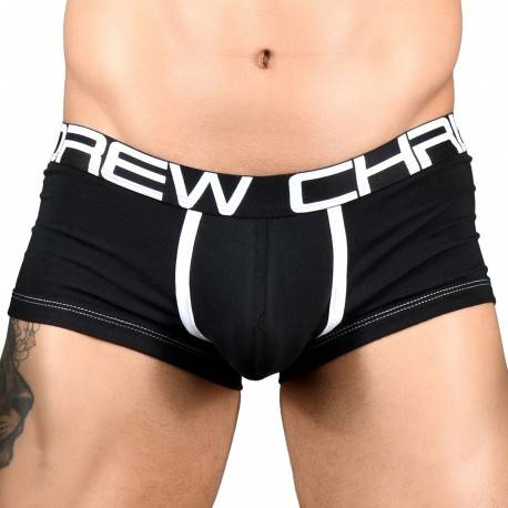 Andrew Christian FlashLift Cotton Trunks with Show-It - Black XS