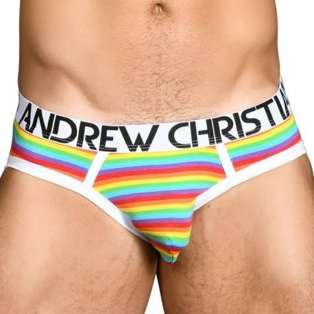 Andrew Christian Pride Love Brief with Almost Naked - Rainbow L