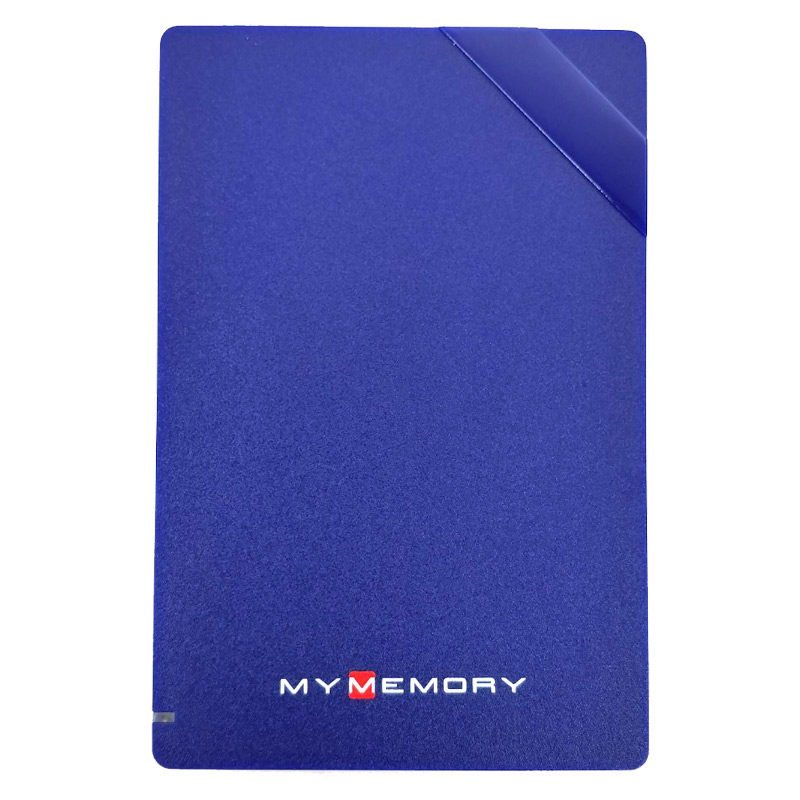 MyMemory 500GB USB 3.0 Portable Hard Drive - Blue