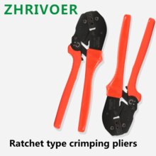 Ratchet type terminal crimper cold crimper manual multi-functional insulated crimper tool straight pin