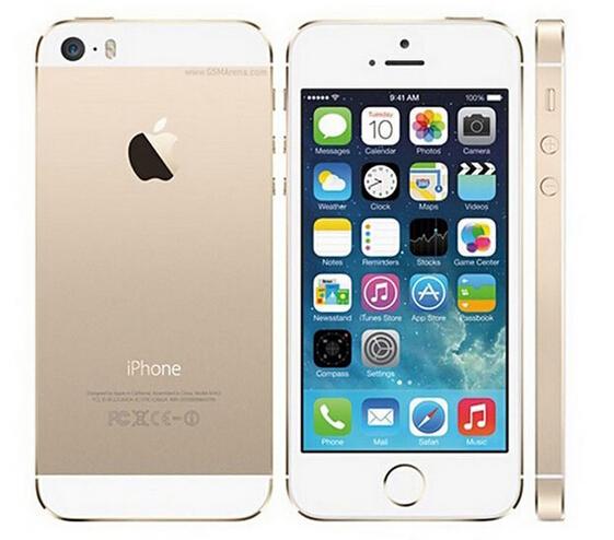 Refurbished Original Apple iPhone 5S With Touch ID Unlocked Mobile Phone iOS 8 4.0" IPS HD Dual Core A7 8MP 32GB