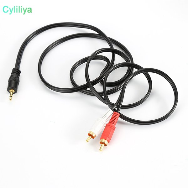 AUX Jack 3.5mm to 2 RCA Audio Cable Adapter male to male Audio Cable for Mp3 Mp4 Player Mobile Phone