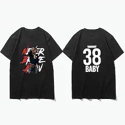 Inspired by Never Broke Again Young Boy Cosplay Costume T-shirt Polyester / Cotton Blend Graphic Prints Printing Harajuku Graphic T-shirt For Women's / Men's miniinthebox