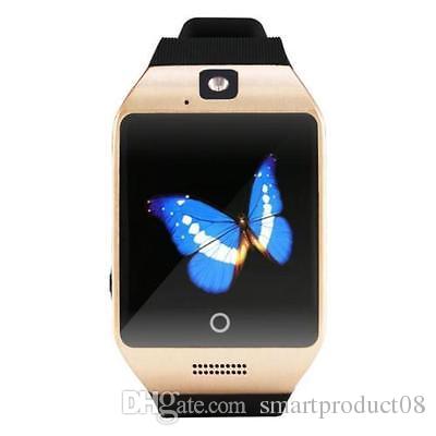 Q18 Passometer Smart watch with Touch Screen camera Support TF card Bluetooth smartwatch for Android IOS Phone