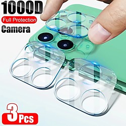 3pcs 9d Kameraschutz auf für iphone 13 12 11 pro max voller rückseitiger Objektivschutzglas-Schirmschutzfolie für iphone 11 pro Kamerazubehör Lightinthebox