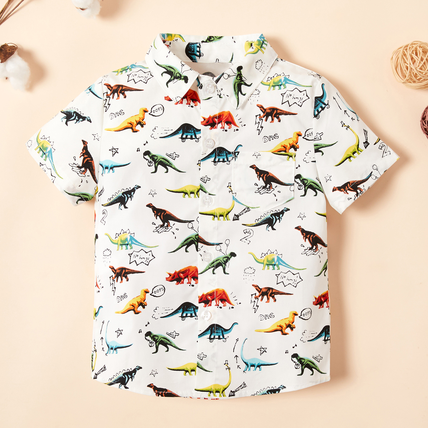 Dinosaur Printed Daily Shirt