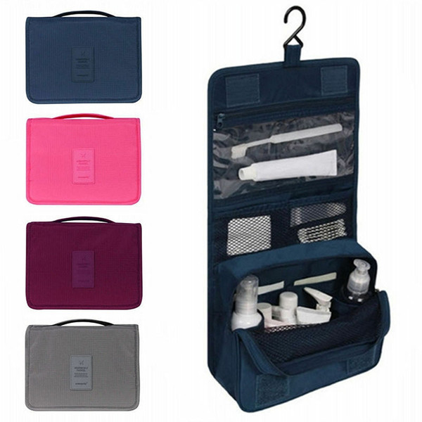 New Portable Travel Cosmetic Makeup Bag Toiletry Case Hanging Storage Large Bag Organizer