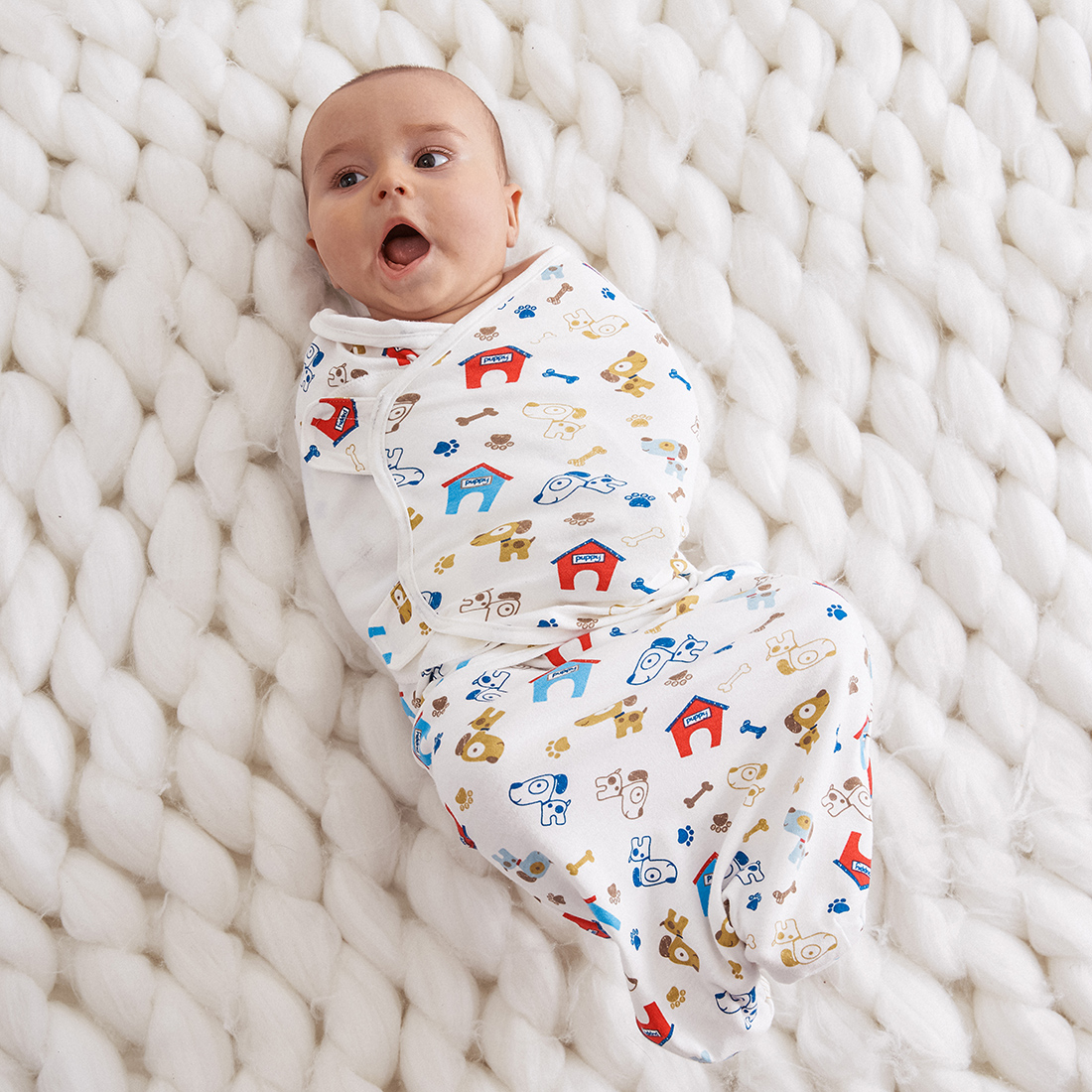 Newborn Baby Cartoon Sleeping Bags 100% Cotton Baby Blanket Swaddling Wrap Sleepbag