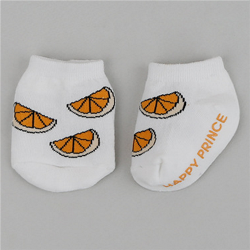 Baby / Toddler Banana / Orange Fruit Print Antiskid Socks