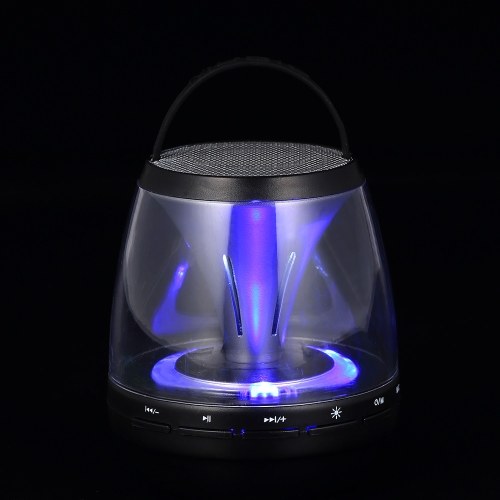 Portable Wireless Bluetooth Speakers with LED Light Effect