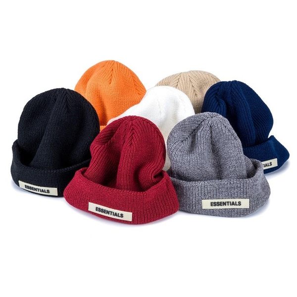 Essentials Beanies Winter Hats For Women Men Autumn Docker Brimless Cap Designer Bonnets Wholesale Ladies Accessories Skullcap