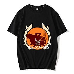 Inspired by Chainsaw Man Pochita T-shirt Anime Cartoon Anime Classic Street Style T-shirt For Men's Women's Unisex Adults' Hot Stamping 100% Polyester miniinthebox