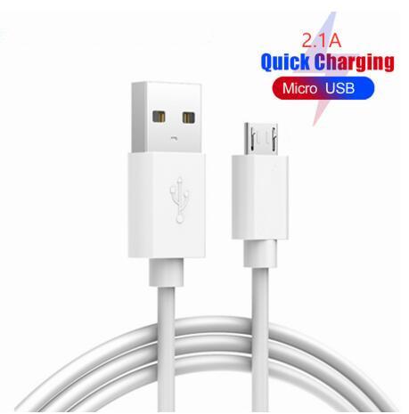 Cell Phone Cables 1M 3ft Fast Charging Type C Cable High Speed USB-C Charger for Android Smartphone White