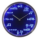 cadeau nc0461 classe de maths Algèbre Formule professeur de mathématiques au néon Horloge murale LED
