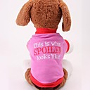 Cachorro Camiseta Roupas para Cães Algodão Ocasiões Especiais Para Verão Fantasias