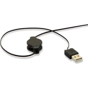Conceptronic Lounge CLLMTRAVCO - Maus - optisch - 3 Tasten - kabelgebunden - PS/2, USB - Schwarz