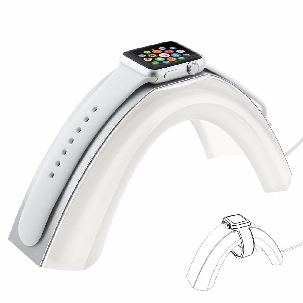 Wholesale Luxury Rainbow Bridge Charging Stand Bracket for iWatch,New Aluminum Alloy Arc Dock Station Charging Cradle Holder for Smart Watch