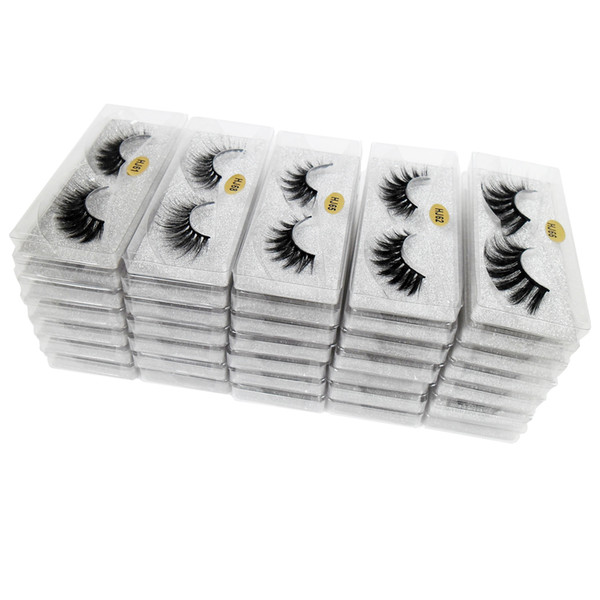 Mink Eyelashes Wholesale 10 style 3D Mink Lashes Natural False Eyelashes Makeup Eye Lashes In Bulk
