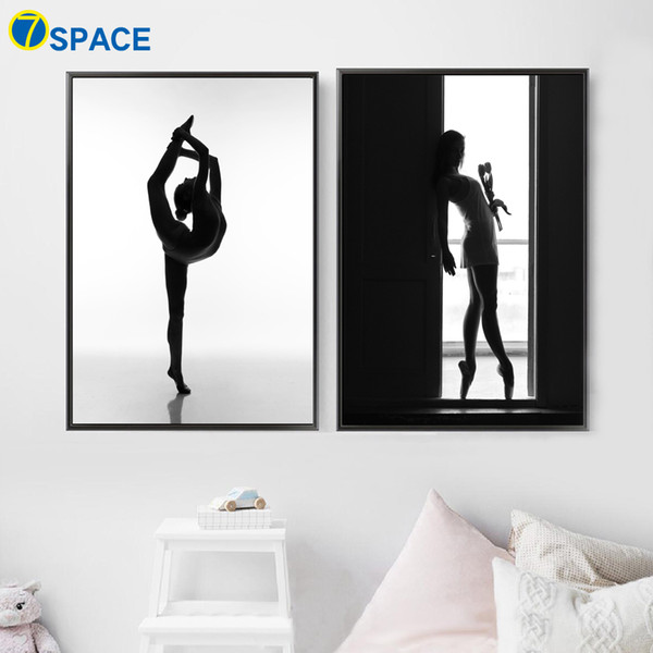 wall art canvas painting ballet girl nordic posters and prints art canvas prints wall pictures for girl room decor