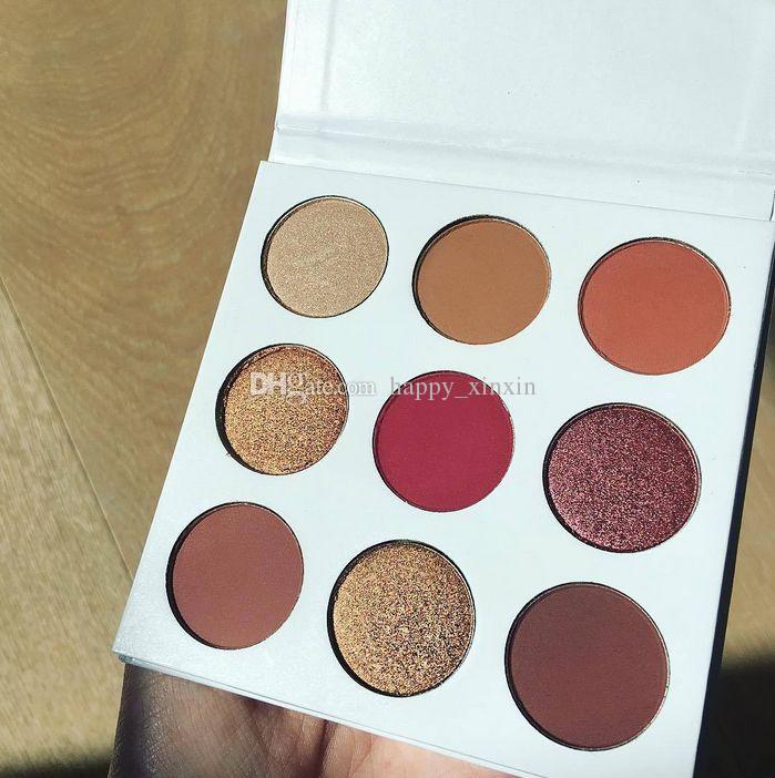 Factory Direct DHL Free Shipping New Makeup Eyes Pressed Powder Eyeshadow The Burgundy Palette 9 Colors Eyeshadow! 66