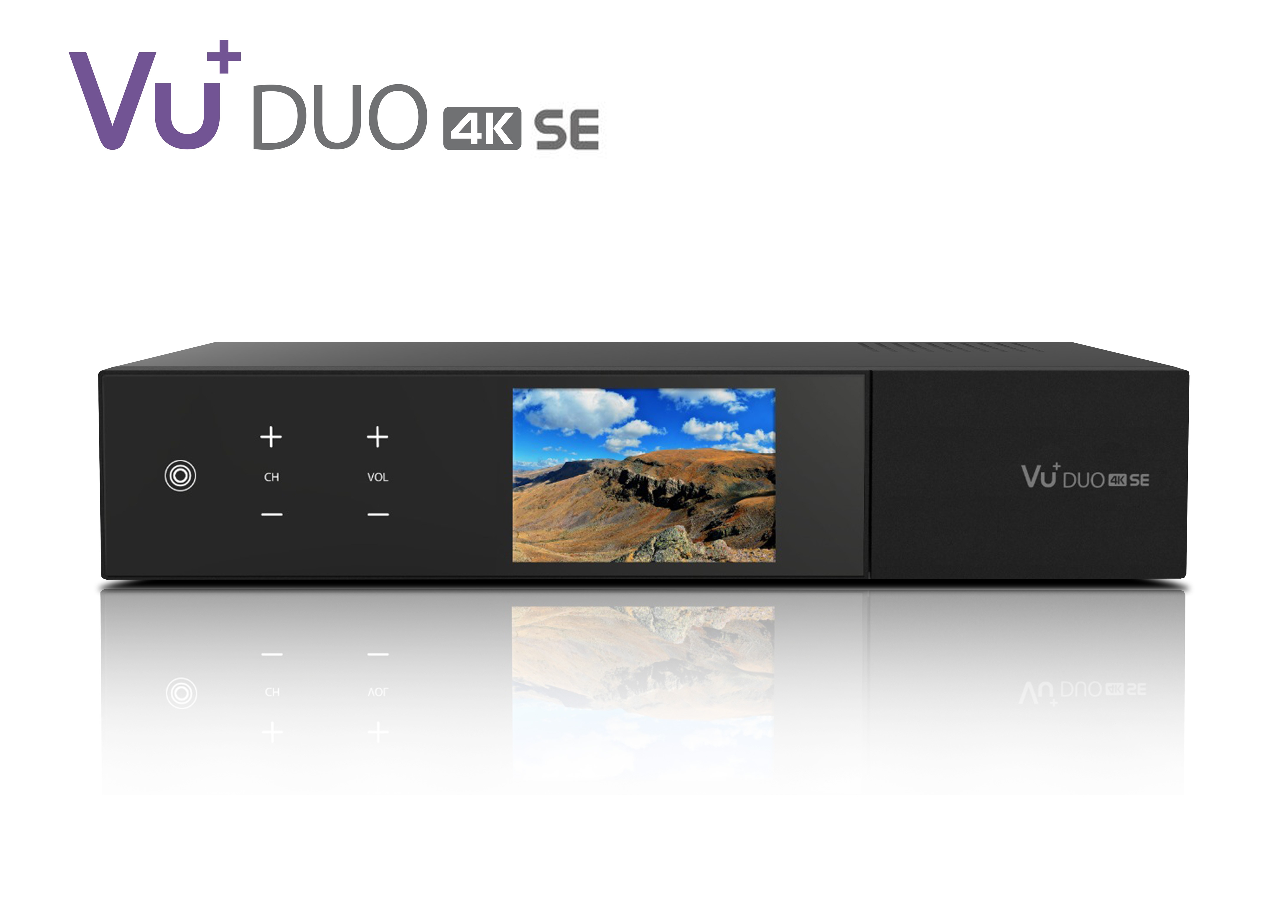 VU+ Duo 4K SE 2x DVB-T2 Dual Tuner 4 TB HDD Linux Receiver UHD 2160p