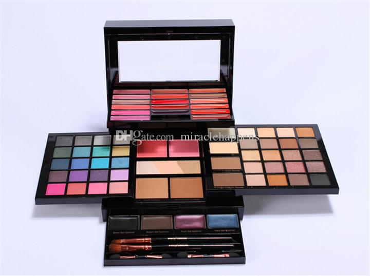 Profusion Makeup Sets Pro Elevation Kit Cream Lip Gloss Highlither Blush Eyeshadow Palette With brushes DHL shipping