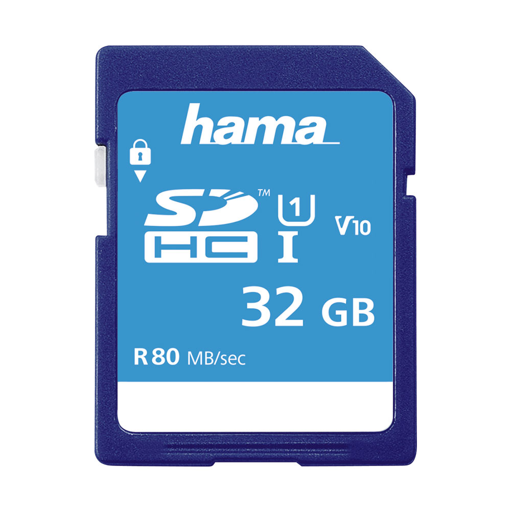 Hama Secure Digital SDHC 32GB Class 10 UHS-I 80MB/S