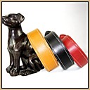 Durable véritable collier de chiot en cuir pour les grandes et moyennes Animaux Chiens (couleurs assorties, Tailles)