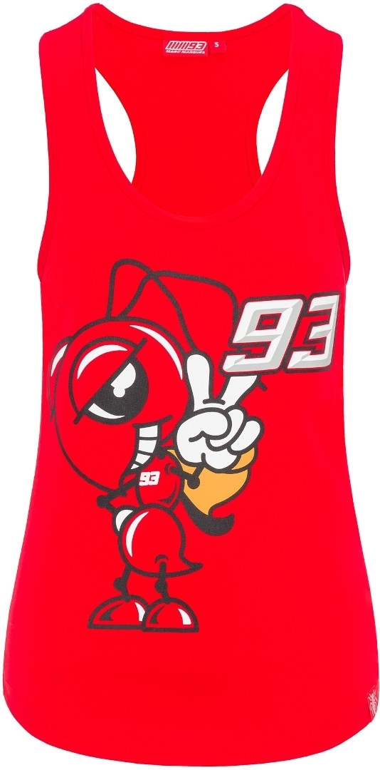 GP-Racing 93 Cartoon Ant Damen Tank Top Rot XS