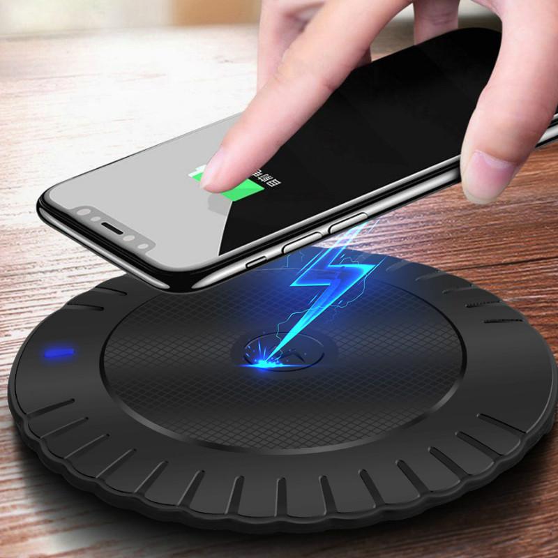 Qi Wireless Charger for iPhone X XS MAX XR 8 Plus 5W Fast Charging For Samsung S8 S9 Note 9 8 Xiaomi USB Phone Charge Pad