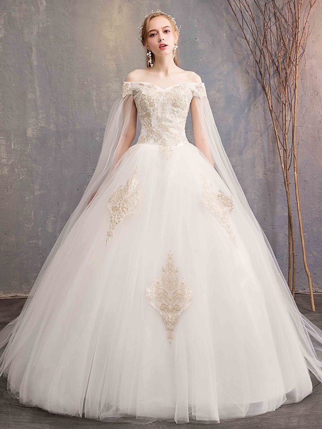 Ball Gown Romantic Bohemian Wedding Dresses 2020