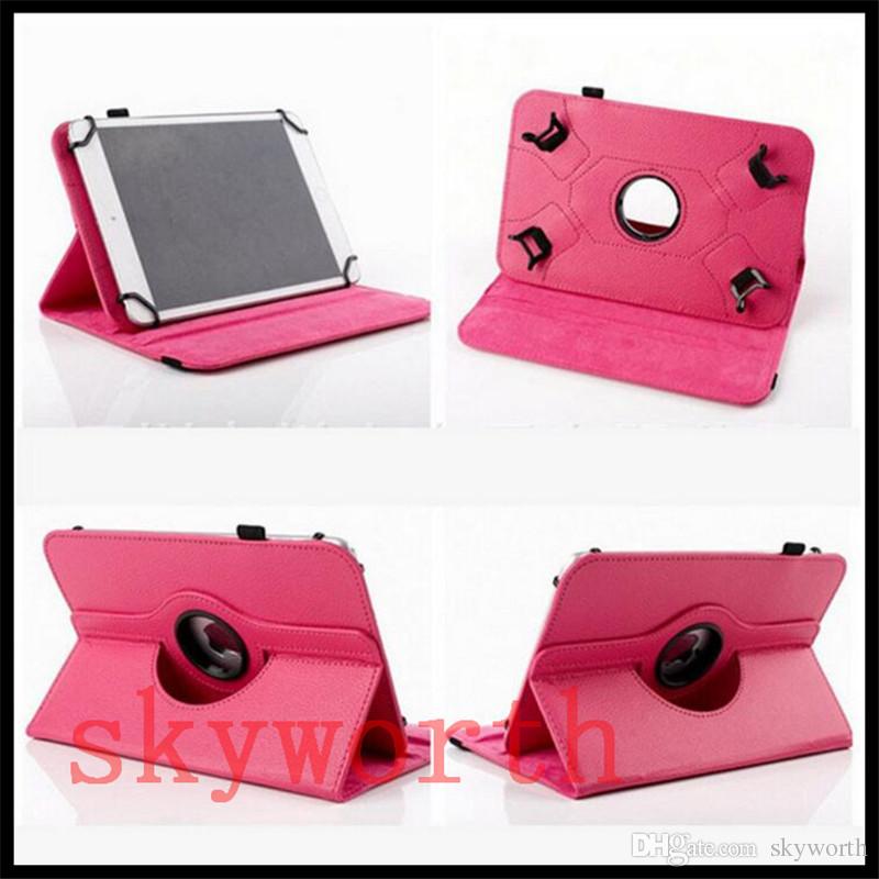 Universal 360 rotating case for 7 8 9 10 inch tablet MID Galaxy tab 4 7.0 T230 T530 ipad Stand