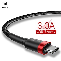Micro-USB / Typ-C Kabel 3 A 3.0M (10Ft) High-Speed / Schnelle Aufladung PVC USB-Kabeladapter Für Samsung / Huawei / Xiaomi Lightinthebox
