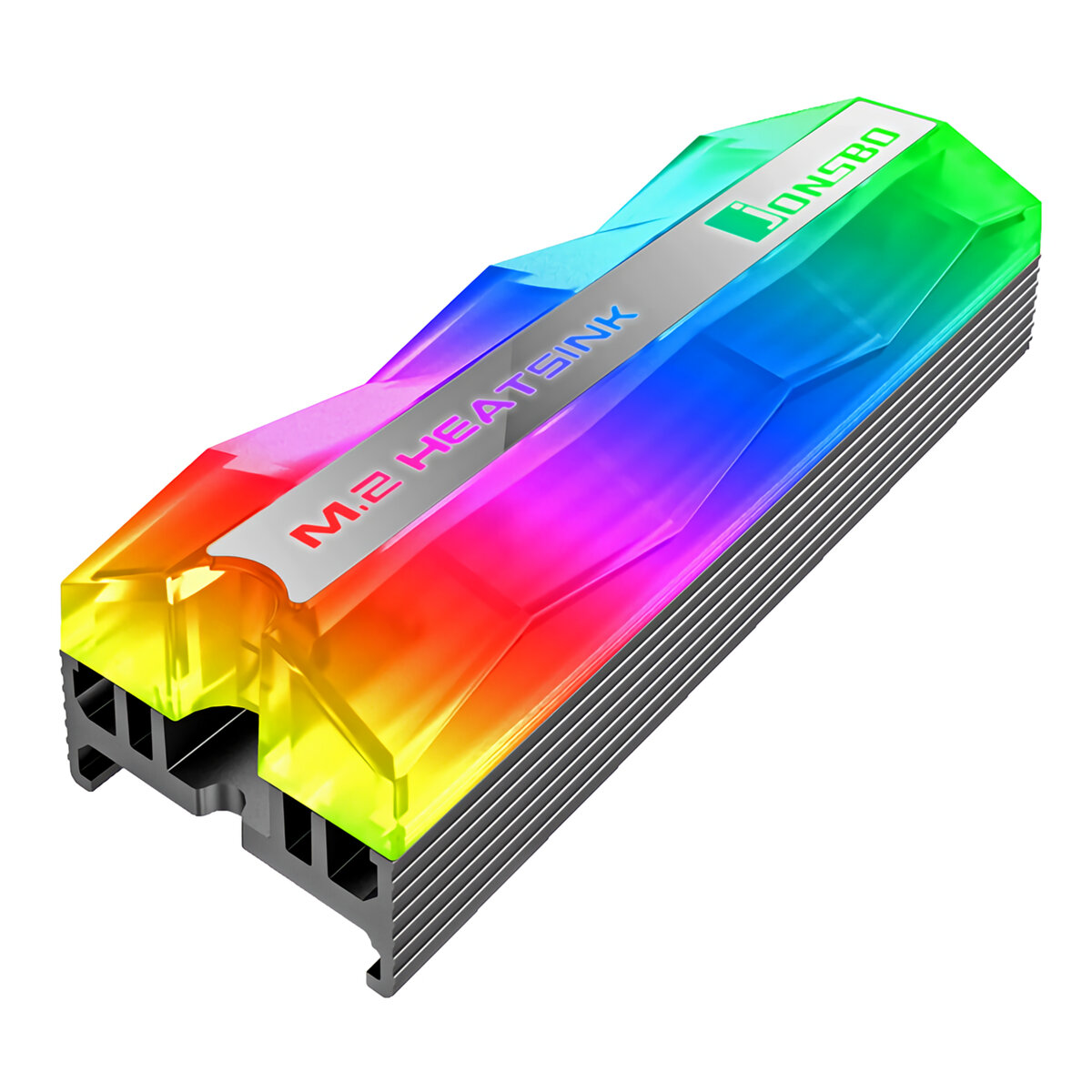 Jonsbo M.2 ARGB SSD Heatsink Cooler NVME NGFF 2280 Solid State Hard Disk Radiator Heat Sink Passive Heat Dissipation Alu