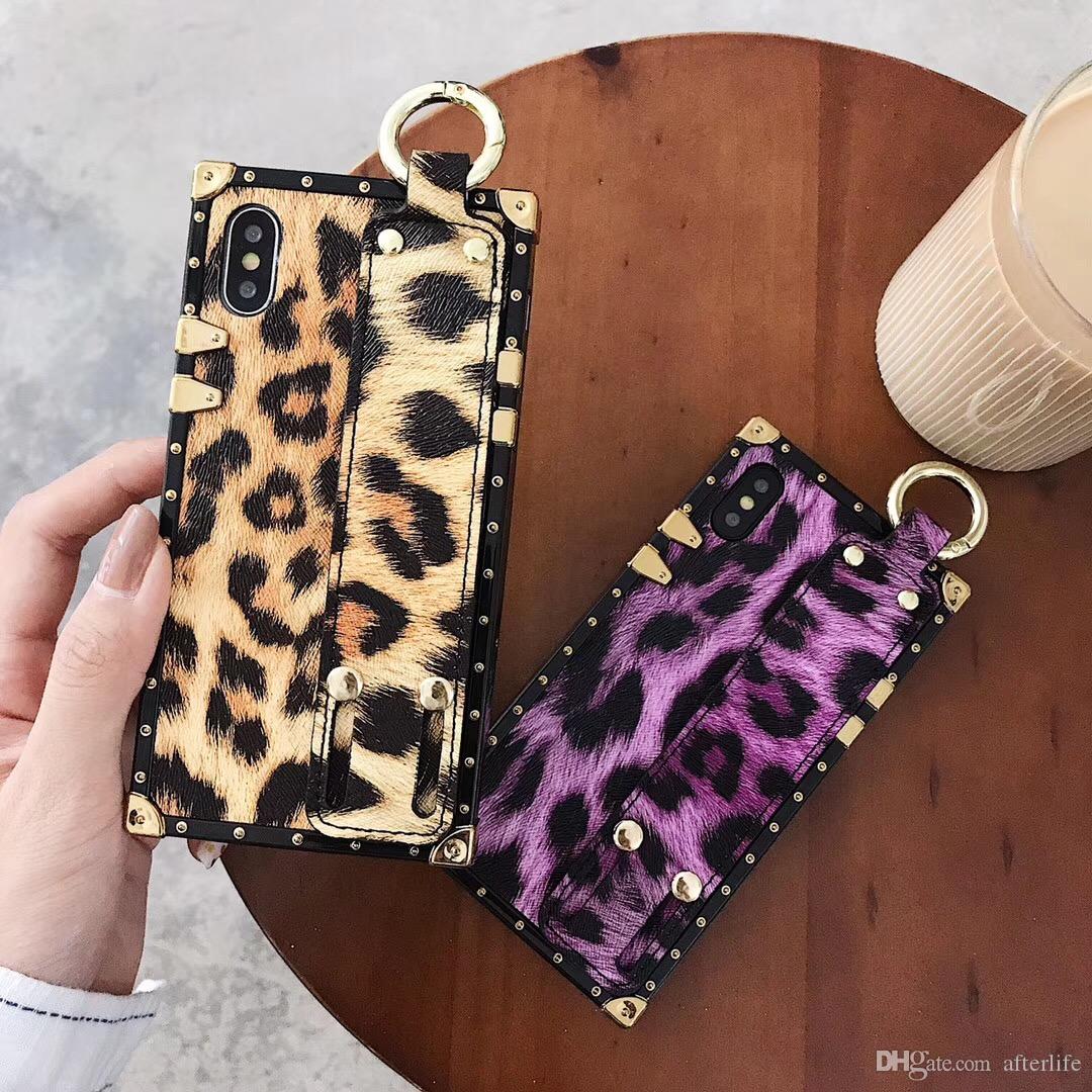 For Apple iphone X 8 7 7 6S plus X XS MAX XR Creative Leopard cell phone cases factory price