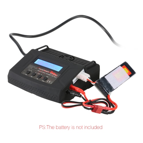 C610AC 10A/100W AC/DC Dual Power Rapid Balance Charger/Discharger for LiPo/LiFe/Lilo/NiMH/NiCd/Pd Batteries