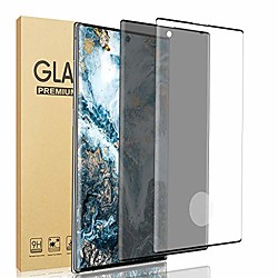 [2 pack] galaxy note 20 ultra screen protector [hd  privacy tempered glass film][ ultrasonic fingerprint] [9h hardness] [no-bubble][full coverage] for samsung galaxy note 20 ultra 5g (6.9) Lightinthebox