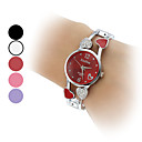 Women's Quartz Analog Heart Style Hollow Alloy Band Bracelet Watch (Assorted Colors)