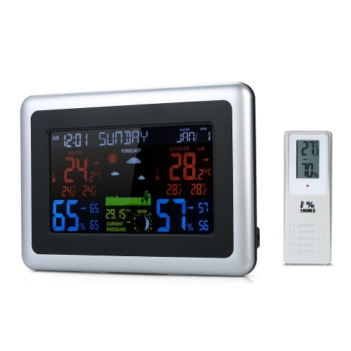 Funk-Wetterstation Indoor Outdoor Thermometer Hygrometer Barometer